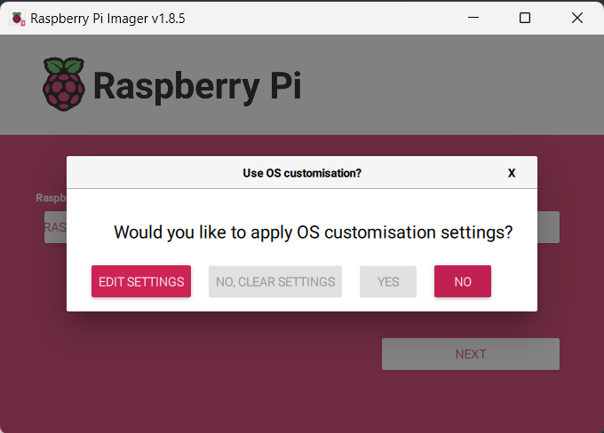 os customization settings