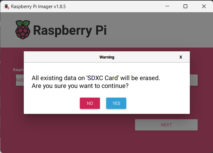 continue to delete data
