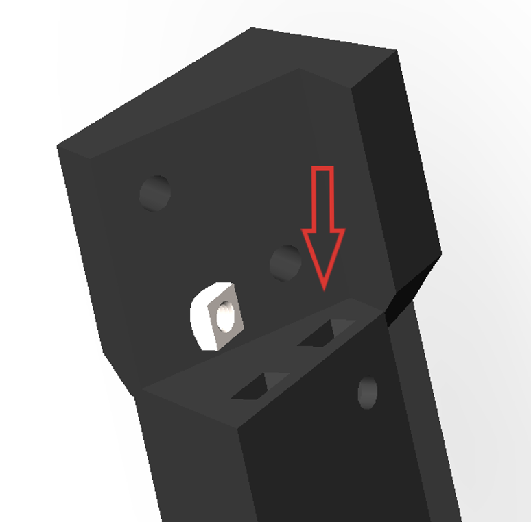 insert nuts to lcd bracket