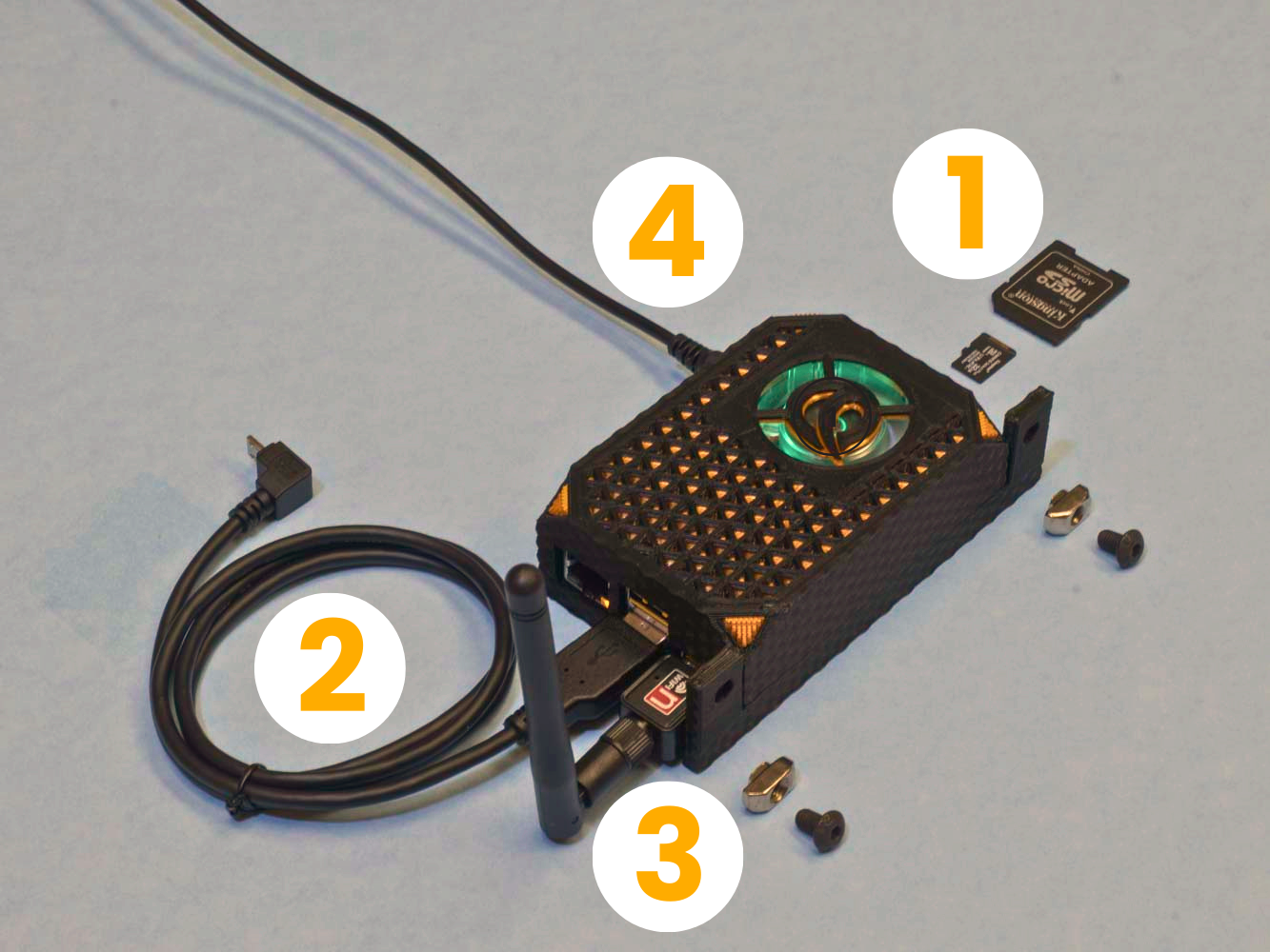 plug in Print Farm Hub