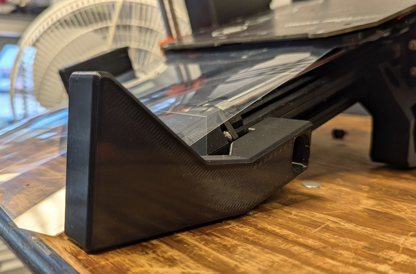 Slide T-nut in frame